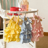 Pet Supplies Cute Pet Love Strap Cake Skirt Soft Breathable Pet Summer Clothes Thin Design Dog Vest Spring/Summer