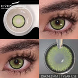Popxstar  1 pair Colored Contact Lenses for big Eyes Natural Eye Lenses Gray Contact Green Lenses Blue Lenses Fashion Lenses