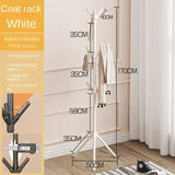 Popxstar Clothes and Hats Rack Floor To Floor Bedroom Coat Hook Bedroom Vertical Tree Branch Shape Holder Hat Scarf Handbag Storage Hange