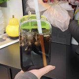 2-in-1 With Straw Water Bottle Ice Cube Silicone Tray Food-grade Ice Make Pressing Mould Ice Drink Cup Outdoor Fruit Juice Cup