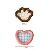 Kawaii Cat Bowl Dog Feeder Ceramic Water Bowl Pet Snack Can Plate Easy Clean Puppy Food Water Feeding Bowls