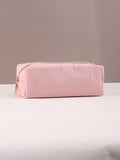Popxstar  1pc Pencil Case Solid Color Pencil Case school supplies Large Capacity Pencil Case Stationery Bag Pencil Case School Pencil Case