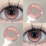 Popxstar  2pcs/pair Beauty Purple Contact Lenses for Eyes Myopia Colored Contact Lenses Natural Blue Lens Fashion Cosplay Pupils