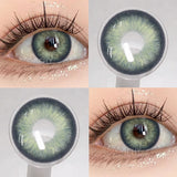 Popxstar  1pair New ARTHUR Color Contact Lenses for Eyes Green Eye Lenses Gray Contacts Fashion Cosmetic Pupils Yearly Color Eyes