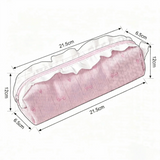 Makeup Bag Large Capacity Pencil Case Lace Ballet Style Pen Bag Bow Kawaii Stationery Organizer Girl Gifts