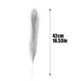 Popxstar 10Pcs Artificial Pampas Grass Bouquet For Home Wedding Decoration Party Room Decor Bedroom DIY Flower Wall Vase Fake Plant Reed