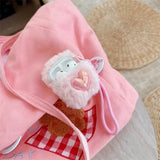 For Apple Airpods 1 2 3 4 Pro Pro 2 Wrist Strap Protective Case Cute Plush 3D Heart Shaped Bluetooth Headphone Generation Cover
