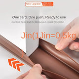 Popxstar New Mute Door Bottom Sealing Strip Door Insulation Anti-mosquito Sealing Without Glue Wool Strip Bedroom Sound Insulation Strip