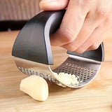 Popxstar Stainless Steel Garlic Press Mincer Soft Handle Professional Kitchen Tools for Effortless Garlic Crushing Garlic Crusher