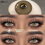 NEW Colored Contact Lenses Gray Pupils Natural Look Fashion Women Green Contact Lenses Brown Contact Lenses High Quality