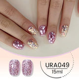 popxstar UR SUGAR 15ml Jelly Milky White Translucent Color Gel Polish Semi Permanent UV Gel Nail Art Soak Off Gel Varnish Latest Fashion