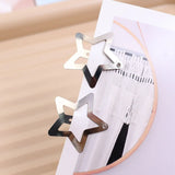 Popxstar 2-50Pcs Star Hair Clips for Girls Filigree Star Metal Snap Clip Hairpins Barrettes Fahsion Bobby Pin Headwear Accessories