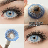 1pair High Quality Colorld Contact Lenses With Degree for Eyes Angeles Series Purple Contact Lenses 14.2mm Korean Lenses