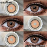 Popxstar  1Pair Fashion Colored Contact Lenses for Eyes Big Blue Eye Lens Natural Yearly Cosmetics Beauty Women Men Pupils