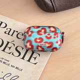 Popxstar Blue Transparent Red Love Heart Cover Case For Airpods Pro 2nd Fashion Lovely Soft Earphone Fundas for Apple Airpods 1 2 3 4 Pro