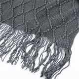 Popxstar  Summer Blanket for Bed Sofa Knitted Blanket With Tassel Nap Blankets Air Conditioning Blanket Soft Throw Blanket Bed Sheet Cover