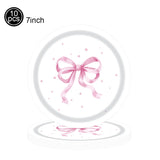 Popxstar  5pcs Bow Balloon Birthday Decorations Bow Tie Pink Balloon Bow Balloon Wedding Bride Shower Birthday Girl Decoration Bow Balloon