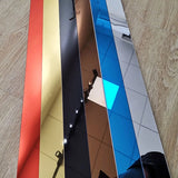 3D Mirror Strips Wall Sticker Acrylic Decorative Line Gold Silver for Background Wall Ceiling Edge Strip Living Room Home Decor