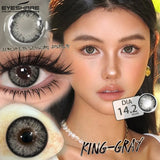 1 Pair Color Contact Lenses for Eyes Black Pupils Brown Lenses High Quality Gray Eye Lenses Beauty Makeup Blue Lenses
