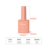 popxstar Mxsi 15ml Gel Nail Polish Neon Brown Royal Blue Red Green Pastal Nude Nail Art Varnish Gel Lacquer Top Coat UV Gel Nail Not Set
