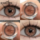 Natural Colored Contact Lenses Fashion Blue Eyes Lenses Gray Beautiful Pupils High Quality Brown Makeup Eyes Contacts
