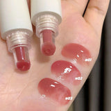 Popxstar Jelly Lip Gloss Lasting Nude Pink High Gloss Lip Glaze Moisturizing Lipstick Mirror Water Lip Tint Korean Beauty Lip Care Makeup