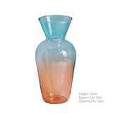Popxstar Mini Glass Table Vase Creative Flower Vase Decorative Glass Bottles Wedding Centerpieces Home Decor Vase Decoration Home