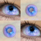 Popxstar  -2pcs/pair Cosplay Colored Contact Lenses for Eyes Multicolor Pupils Makeup Eye Lenses Star Moon Series Color Lenses Pink