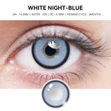 Popxstar  -2pcs pupils halloween Blue Green contact lenses for Eyes Natural Colored contact lenses Prescription myopia Brown Lens