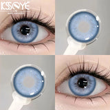 Popxstar  2Pcs New product  Color Contact Lenses Myopia Degree -0.00 to -8.00 Blue purple green lenses Soft Lens EyeBeauty Pupil ﻿