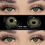 Popxstar 1 Pair Colored Contact Lenses Blue Eye Contact  Fashion Blue Lenses Green Lenses Colored YearlyPupils Fast Shipping