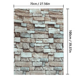 Popxstar 70cmx1m/2m/3m/5m/10m Wallpaper Brick 3D Wall Sticker Foam Self Adhesive DIY Living Room Decor Waterproof Paper