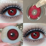 2pcs Polaris Red Contact Lenses for Eyes Natural Colorful Softlens Women Makeup Eye Contacts Yearly Brown Gray Lenses