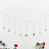 Popxstar  Home decoration background wall metal disc hanging ornaments sun moon hanging ornaments living room bedroom wall ornaments
