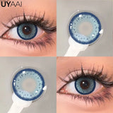 Popxstar  Color Contact Lenses Black Lens For Eye Cosmetic Woman accesories Blue Eyes Contact Makeup Beauty Colorcon Water Light
