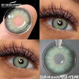 2pcs Natural Colored Contact Lenses Blue Brown Eye Contacts Lenses Gray Makeup EyesLense Yearly Green Beautiful Pupils