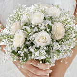 3pcs Babysbreath Artificial Flowers , Outdoor Garden And Courtyard Decorations, Wedding Holding Flowers