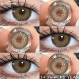 1Pair Natural Colored Contact Lenses Gray Beauty Pupils Brown Lens Fashion Blue Contacts Yearly Green Eye Color Lenses