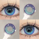 2pcs Natural Color Contact Lenses for Eyes Blue Large Diameter Lenses Korean Fashion Lenses Student Anime Accessories
