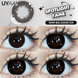 15mm Big Diameter Black Lenses 14.5mm Lenses  Colored Contact Lenses for Eyes Big Eye Lenses Natural Look Lenses
