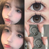 Popxstar   1 Pair Nature Color Eyes Contacts Lenses Myopic Prescription -0.00 to -8.00 Pupils Brown High Quality  Lens Fast Shipping
