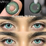 Color Contact Lenses NEW iD Series Beauty Green Lens Makeup Colorcon Fashion Black Eyes Lens Natural Brown Lenses For Eyes