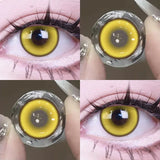 Cosplay  Color Contact Lenses Anime Pupil 6months 1pair Halloween Cute 14.2mm Softlens