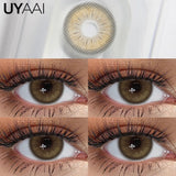 Popxstar  Cleopatra Series NEW Colored Pupils Makeup Green Contact Lenses Beauty Women Colored Pupils Cosmetic Brown Natural Pupils