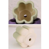 Gradient color petal-shaped flowerpot flower pot plant pot planter ceramic home office desktop artwork ornament