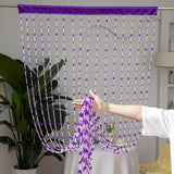 Popxstar  1pcs New Romantic Heart-shaped Pearl Curtains, Plastic Door Curtains, Crystal Partitions, Entrance Hall and Toilet Curtains