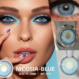 Popxstar Beautiful Pupil Colored Contact Lenses Black Natural Brown Contact 2pcs High Quality Makeup Cosmetic EyeContact Lens