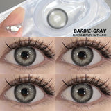 Popxstar  1 Pair Myopia Colored Contact Lenses for Eyes Brown Lens Blue Eye Lenses With Diopters Prescription Fashion Lenses