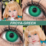 Popxstar  Cosplay VAMPIRE Contact Lenses for Halloween Eyes Lens Strange Colored Contacts Lens Blind Black Mesh White Cosplay Len