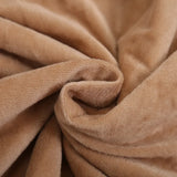 Popxstar Faux Rabbit Fur Leopard Print Double-layer Coral Rabbit Plush Blanket Bedroom Sofa Soft Breathable Warm Cover Blanket
